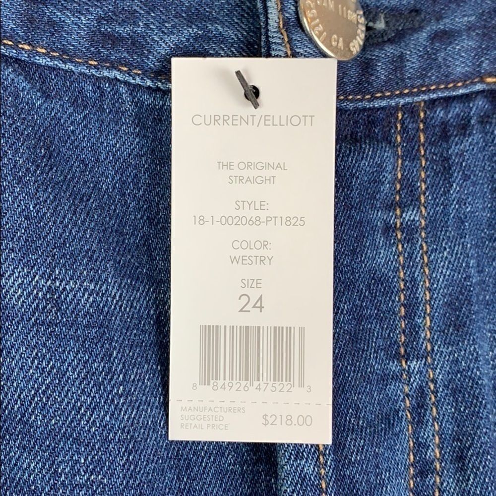 Current Elliott Original Straight button fly jean… - image 4